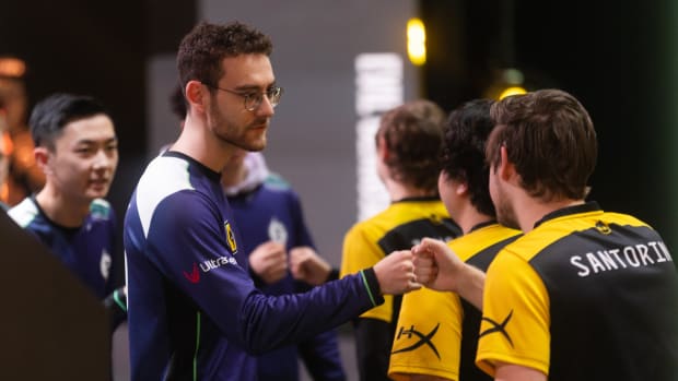 LCS 2023 Spring Evil Geniuses Vulcan and Dignitas Santorin